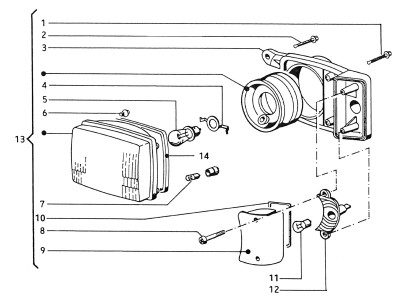 Headlamp - Turn signal lamp